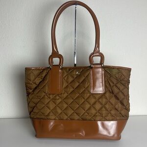 Burberry brown nylon Tote